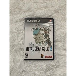 Metal Gear Solid 2 Tactical Espionage For Playstation 2 Video Game Complete